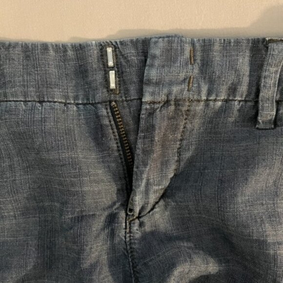 Level99 Tencel/Linen Short in Denim Blue Size 25   *LIKE NEW* - Picture 5 of 7